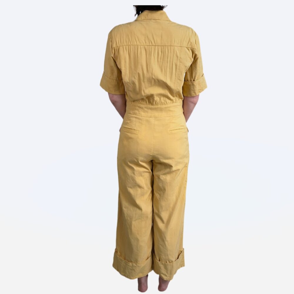 Sea New York Yellow Designer Jumpsuit Size 6 - Picture 2 of 8